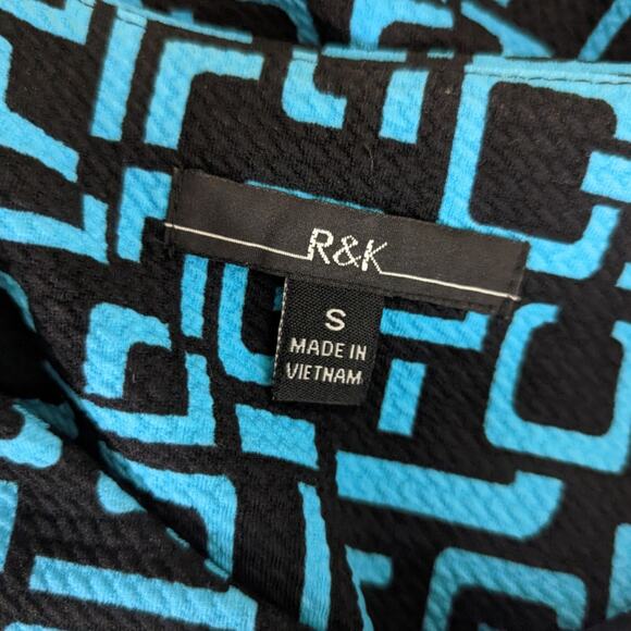 R&K Printed Bolero Jacket sz Small - Picture 5 of 6